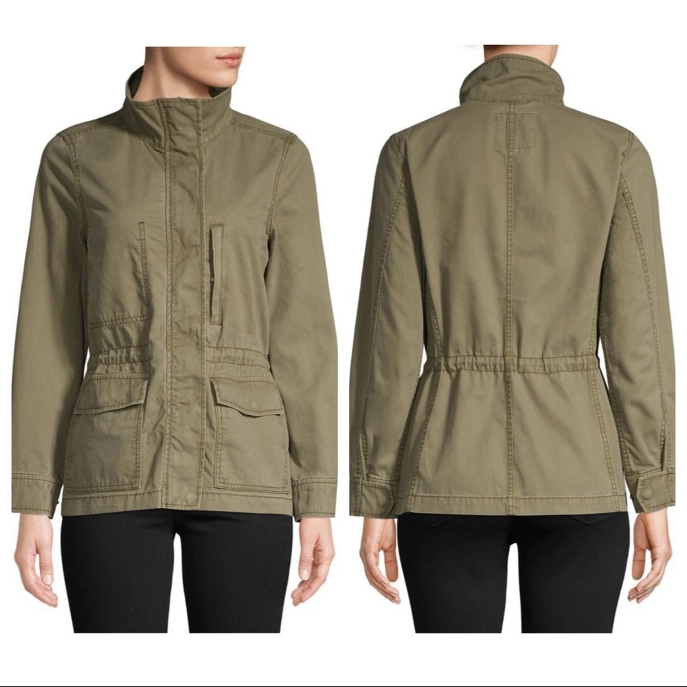 Madewell Green Utility Safari Jacket Sz XS - Picture 11 of 12